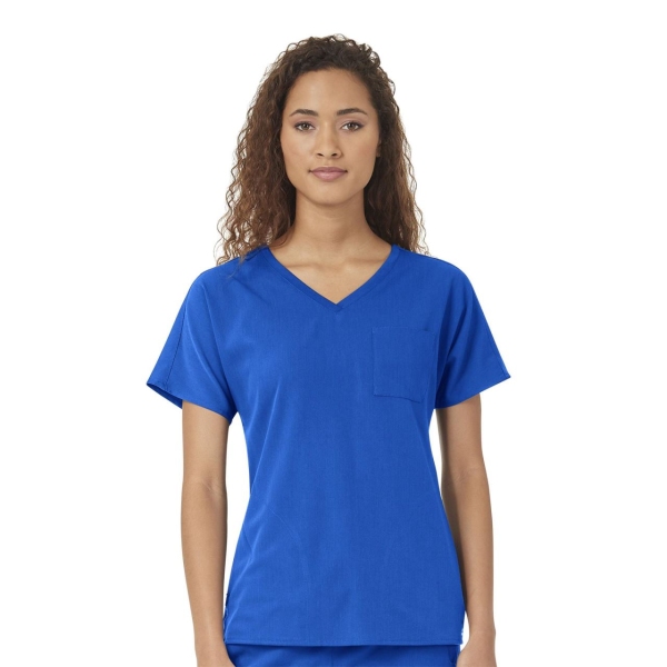 Bluza uniforma medicala, Wink Aero, 6329, Culoare: Royal Blue, Marime: S, 