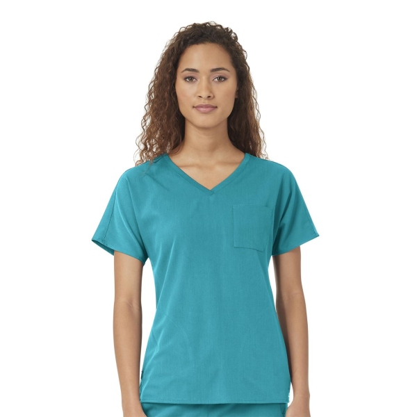 Bluza uniforma medicala, Wink Aero, 6329, Culoare: Teal, Marime: 2XS, 