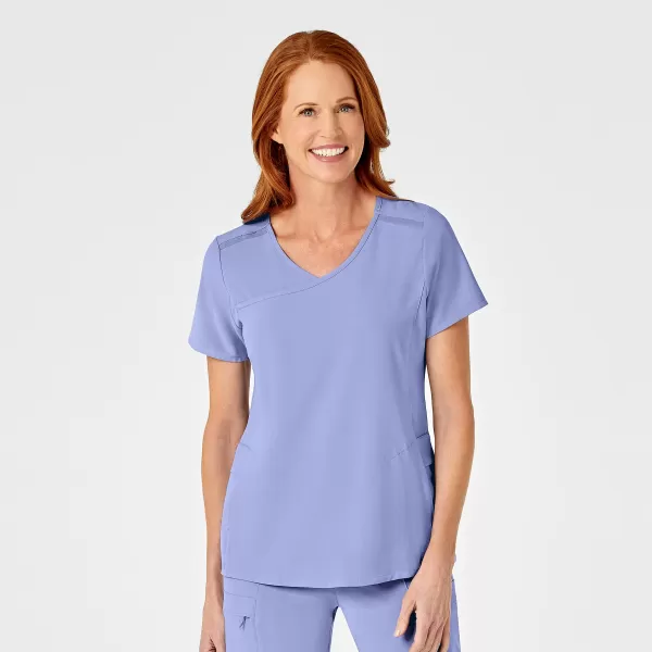 Bluza uniforma medicala, Wink Renew, 6334, Culoare: Ceil, Marime: XS, 