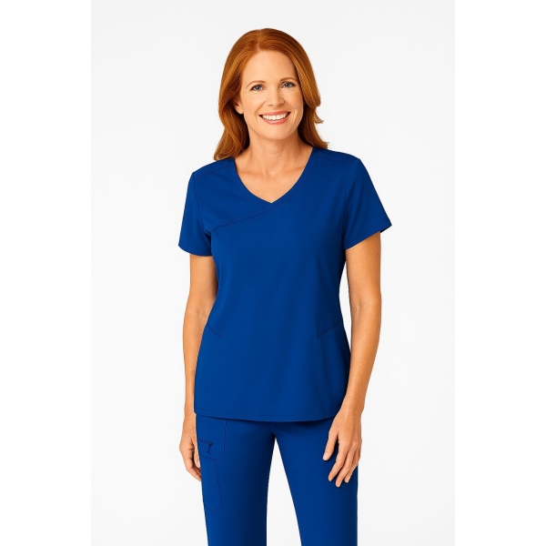 Bluza uniforma medicala, Wink Renew, 6334, Culoare: Royal Blue, Marime: L, 