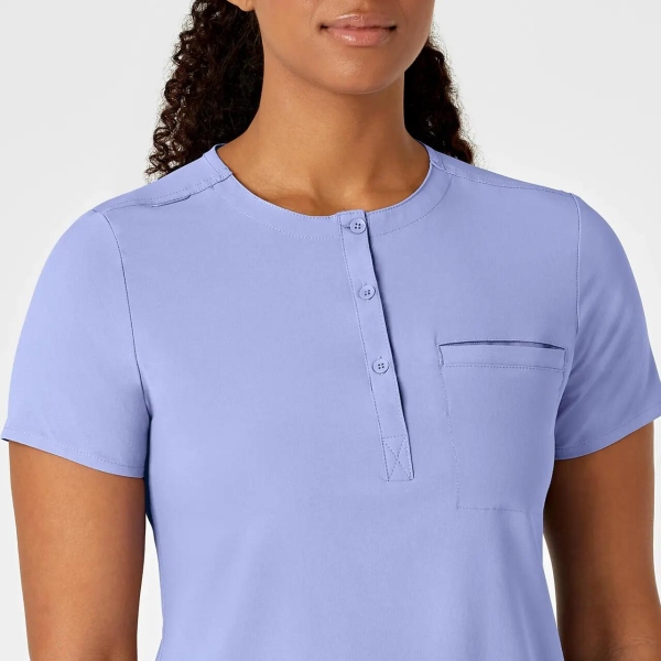 Bluza uniforma medicala, Wink Renew, 6434, Culoare: Ceil, Marime: XS, , 2 image