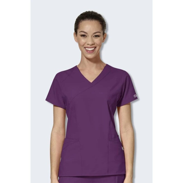 Bluza uniforma medicala, Wink W123, 6455, Culoare: Eggplant, Marime: M, 