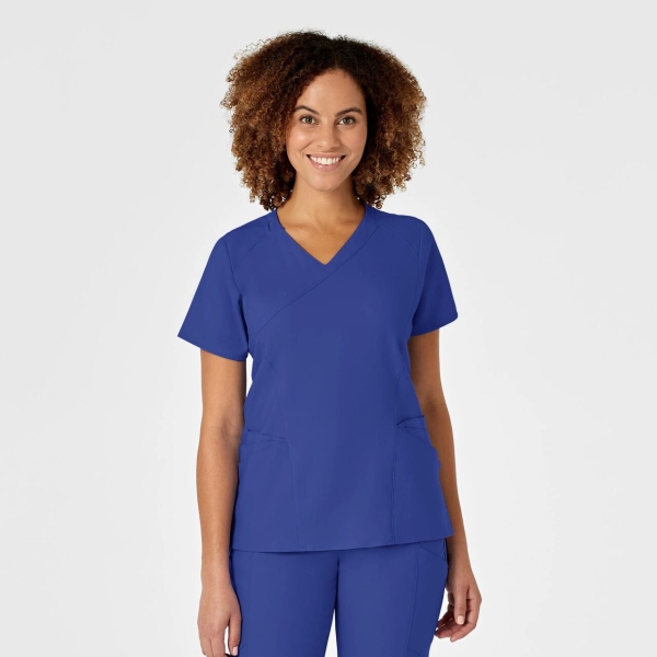 Bluza uniforma medicala, Wink W123, 6455, Culoare: Galaxy Blue, Marime: S, 