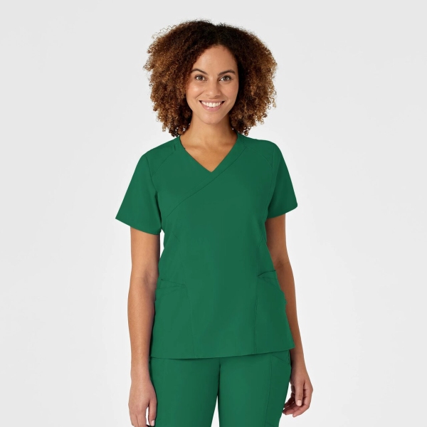 Bluza uniforma medicala, Wink W123, 6455, Culoare: Hunter, Marime: XS, 
