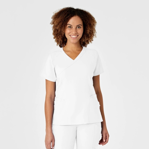 Bluza uniforma medicala, Wink W123, 6455, Culoare: White, Marime: XS, 