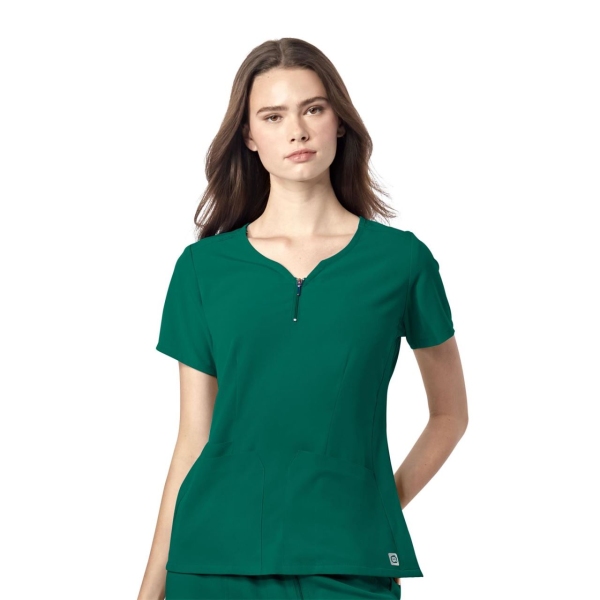 Bluza uniforma medicala, Wink Aero, 6529, Culoare: Hunter, Marime: M, 