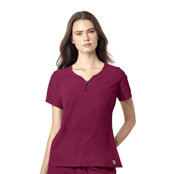 Bluza uniforma medicala, Wink Aero, 6529, Culoare: Wine, Marime: M, 