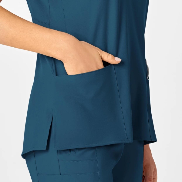 Bluza uniforma medicala, W123, 6555, Culoare: Caribbean Blue, Marime: S, , 6 image