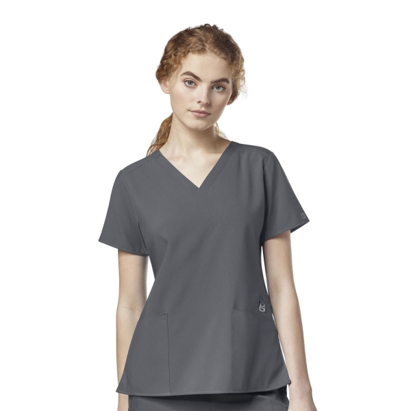 Bluza uniforma medicala, W123, 6555, Culoare: Pewter, Marime: L, 