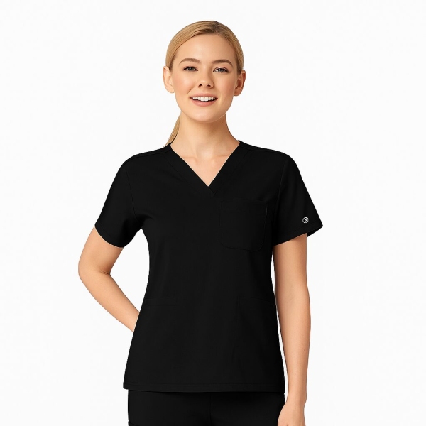 Bluza uniforma medicala, Wink PRO, 6719, Culoare: Black, Marime: L, 