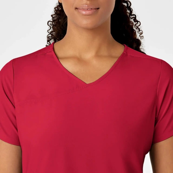 Bluza uniforma medicala, W123, 6755, Culoare: Red, Marime: XS, , 4 image
