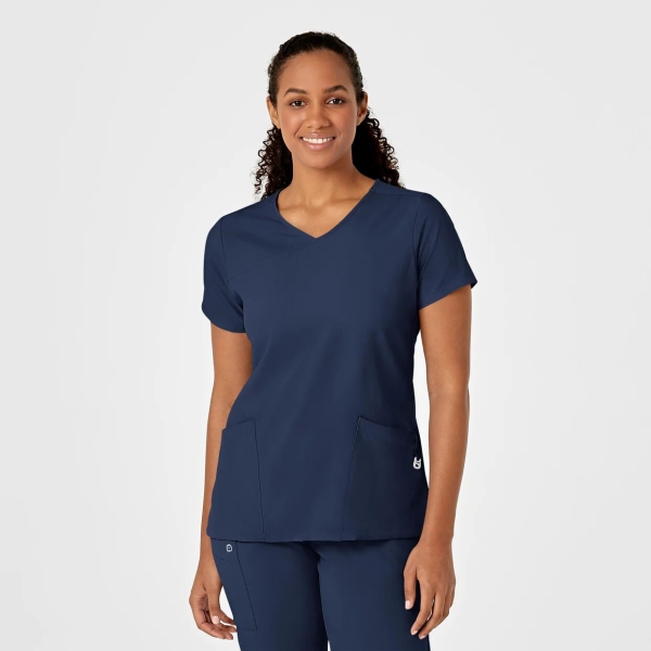 Bluza uniforma medicala, W123, 6755, Culoare: Navy, Marime: L, 