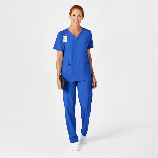 Bluza uniforma medicala, unisex, W123, 6855, Culoare: Royal Blue, Marime: L, , 3 image Bluza uniforma medicala, unisex, W123, 6855, Culoare: Royal Blue, Marime: L, , 3 image