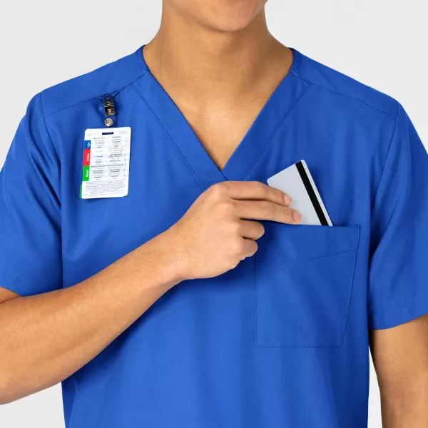 Bluza uniforma medicala, unisex, W123, 6855, Culoare: Royal Blue, Marime: L, , 6 image Bluza uniforma medicala, unisex, W123, 6855, Culoare: Royal Blue, Marime: L, , 6 image