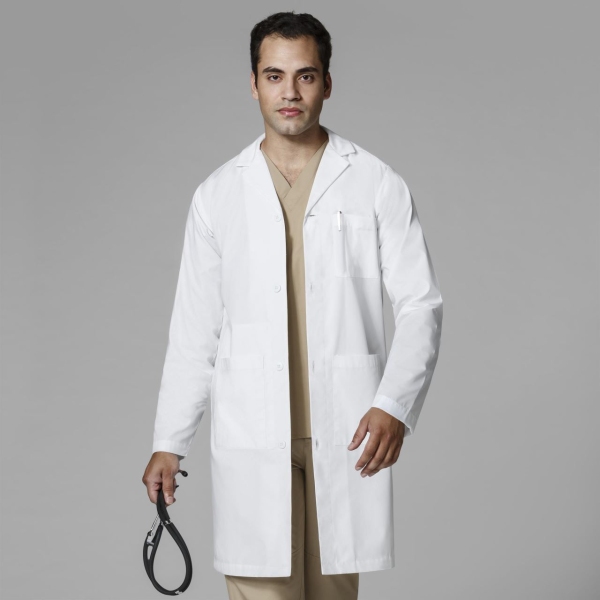 Halat medical , Wink, barbat, 7302A, Culoare: White, Marime: S,  Halat medical , Wink, barbat, 7302A, Culoare: White, Marime: S,
