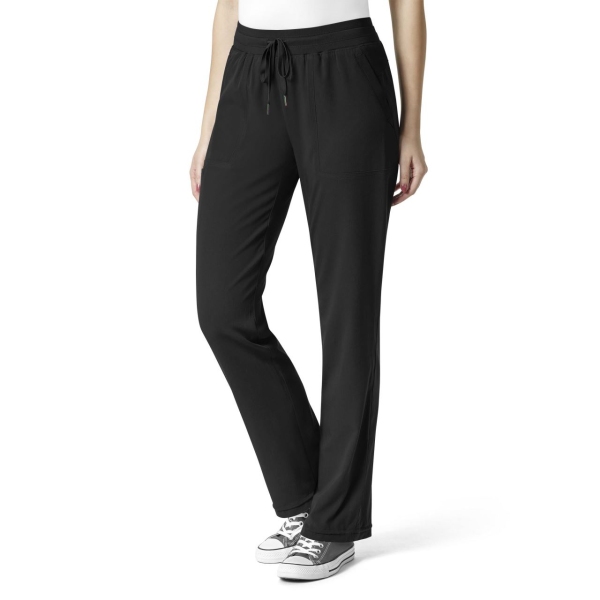 Pantaloni uniforma medicala, Wink Aero, 5129, Culoare: Black, Marime: M lung, 