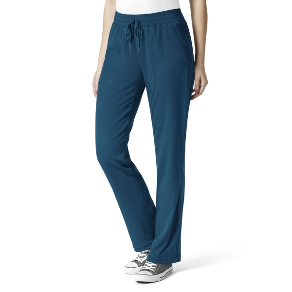 Pantaloni uniforma medicala, Wink Aero, 5129, Culoare: Caribbean Blue, Marime: 2XL, 