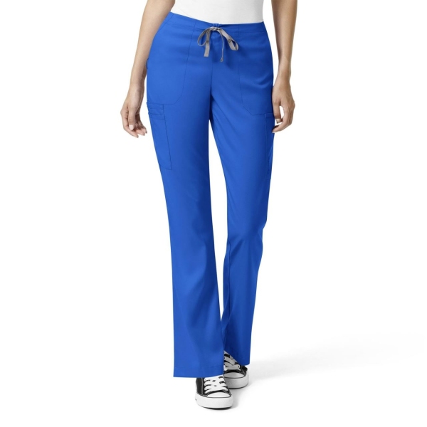 Pantaloni uniforma medicala, Wink PRO, 5319, Culoare: Royal Blue, Marime: 2XS, 