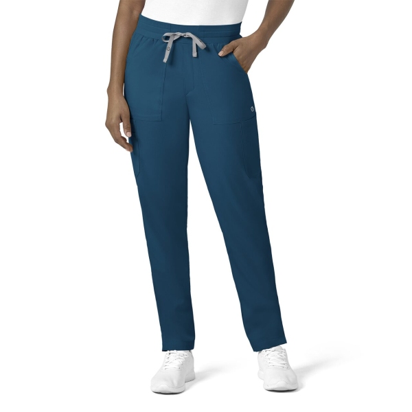 Pantaloni uniforma medicala, Wink PRO, 5519, Culoare: Caribbean Blue, Marime: XL, 