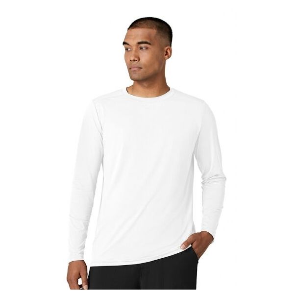 Bluza medicala cu maneca lunga, Layers, 2629, Culoare: White, Marime: XS, 