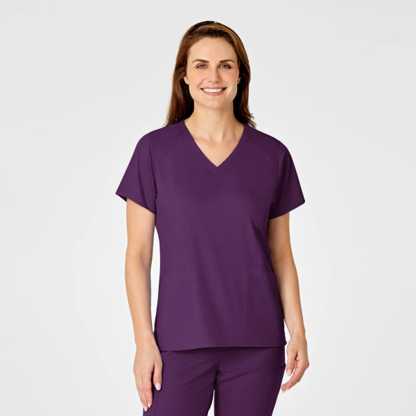 Bluza uniforma medicala, Wink PRO, 6319, Culoare: Eggplant, Marime: L, 