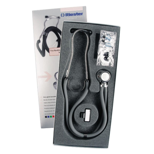 Stetoscop Ri-rap, Riester 40 cm negru 4150-01, , 2 image