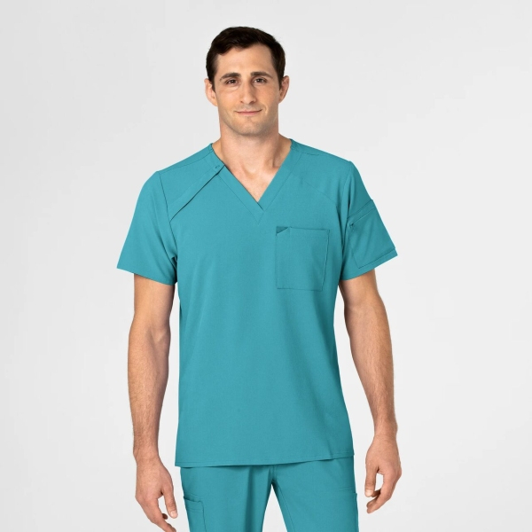 Bluza uniforma medicala, Wink Renew, 6034, Culoare: Teal, Marime: XS, 