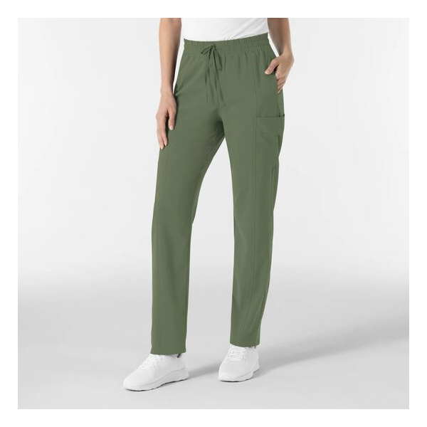 Pantaloni uniforma medicala, Wink Renew, 5254, Culoare: Olive, Marime: L, 