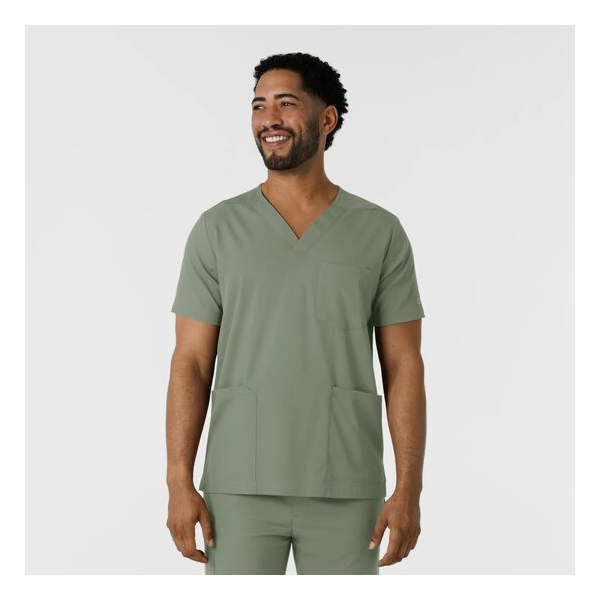 Bluza uniforma medicala, Wink Boundless, 6351, Culoare: SAGE, Marime: S, 