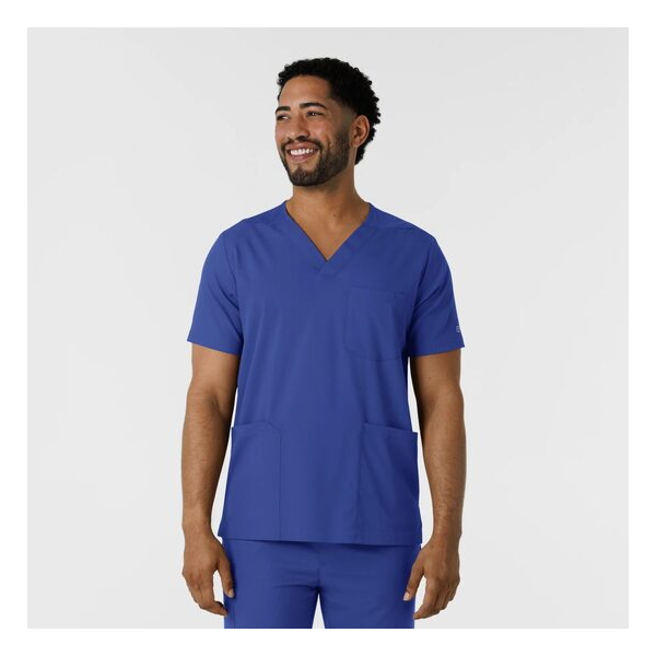 Bluza uniforma medicala, Wink Boundless, 6351, Culoare: Galaxy Blue, Marime: S, 