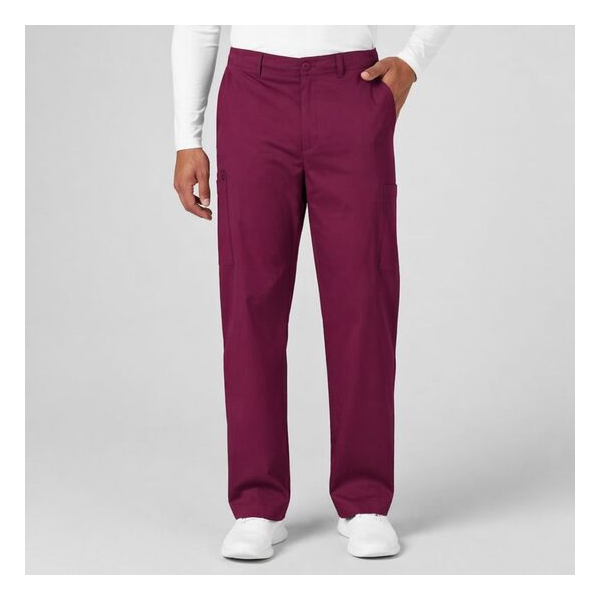 Pantaloni uniforma medicala, WinkWORK, 503, Culoare: Wine, Marime: S, 
