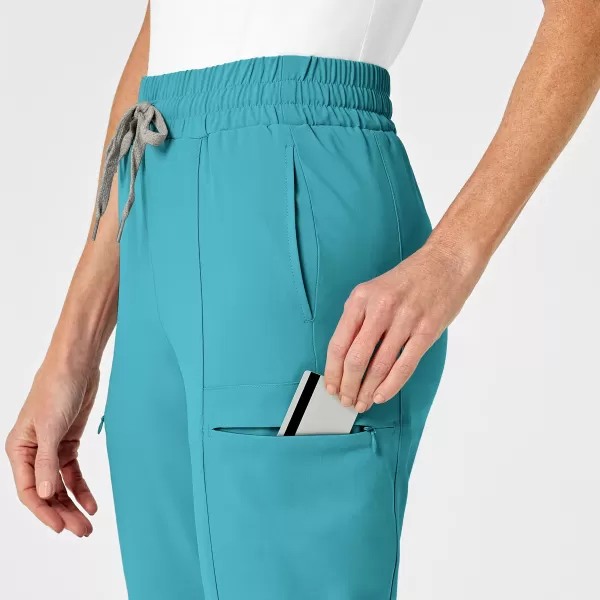 Pantaloni uniforma medicala, Wink Renew, 5334, Culoare: Teal, Marime: L lung, , 5 image