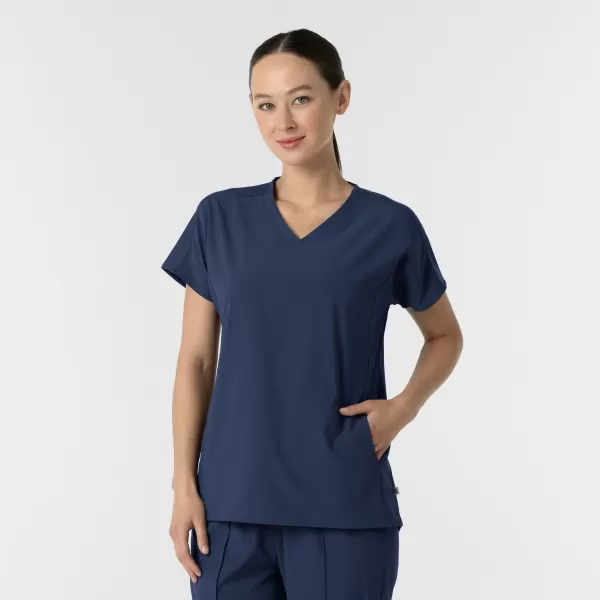 Bluza uniforma medicala , Wink Renew, 6154, Culoare: Navy, Marime: XS, 