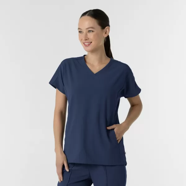 Bluza uniforma medicala , Wink Renew, 6154, Culoare: Navy, Marime: XS, , 3 image