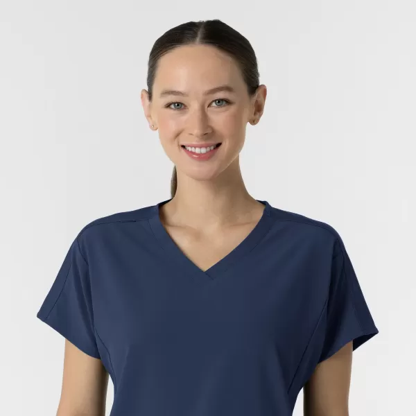 Bluza uniforma medicala , Wink Renew, 6154, Culoare: Navy, Marime: XS, , 5 image
