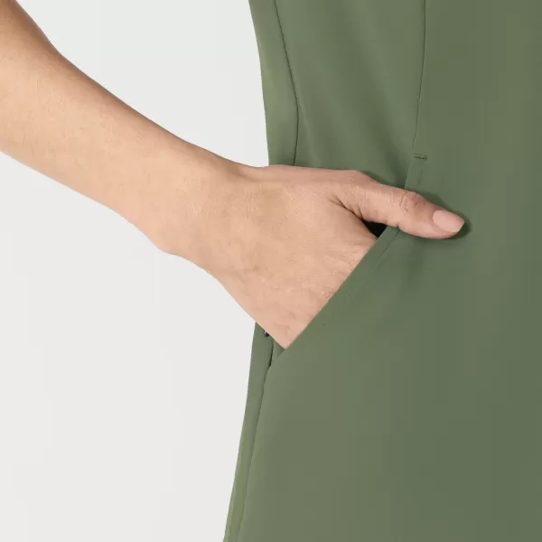 Bluza uniforma medicala, Wink Renew, 6254, Culoare: Olive, Marime: XS, , 7 image