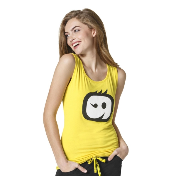 Bluza maneca scurta, Wink Layers, 1029, Culoare: Yellow, Marime: L, 