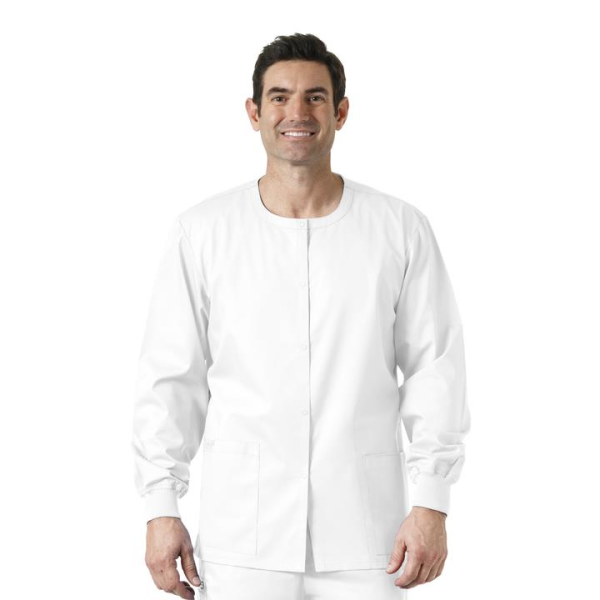 Jacheta uniforma medicala, unisex, Wink Work, 800, Culoare: White, Marime: 2XS, , 2 image