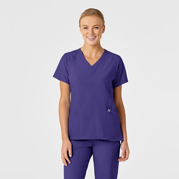 Bluza uniforma medicala, Wink W123, 6155, Culoare: Grape, Marime: 2XS, 