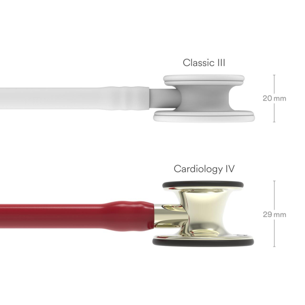 Stetoscop 3M Littmann, Cardiology IV burgundy, 6176, , 3 image