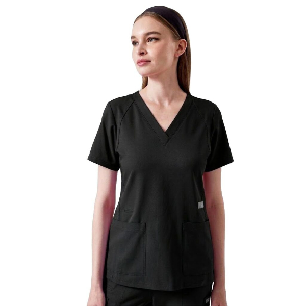 Bluza uniforma medicala, PARKLEY ELLE ASTRO, 1103, Culoare: Black, Marime: S, 