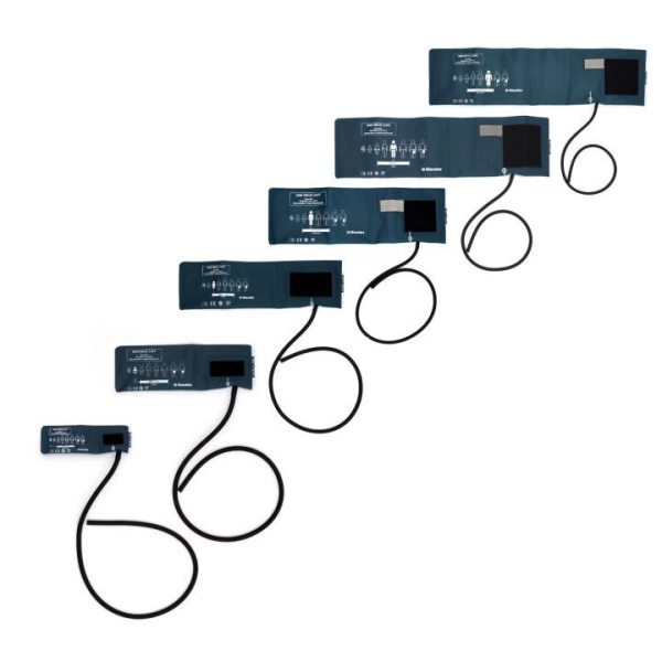 Manseta Riester, dezinfectabila, 1 tub, Culoare: Albastru, Marime manseta: Adult S (42x13cm), 