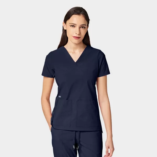 Bluza uniforma medicala, PARKLEY CRESSY ABC, 1001, Culoare: Navy, Marime: 2XS, 