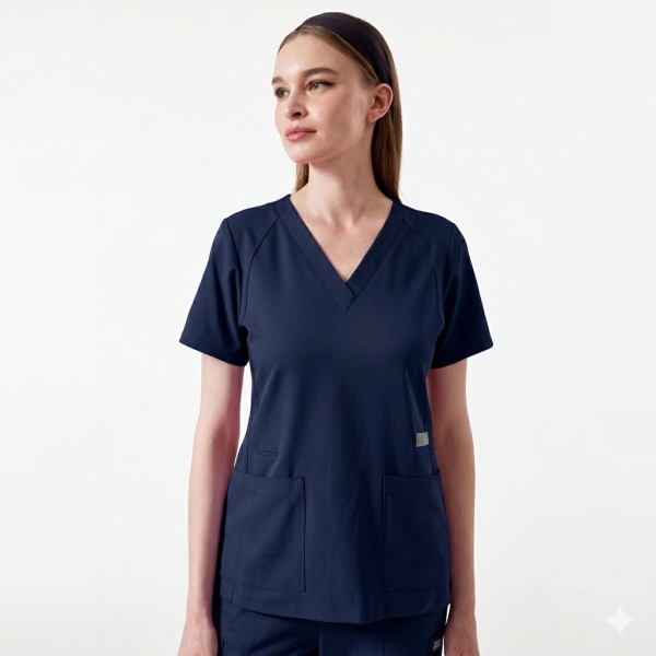Bluza uniforma medicala, PARKLEY ELLE ASTRO, 1103, Culoare: Navy, Marime: M, 