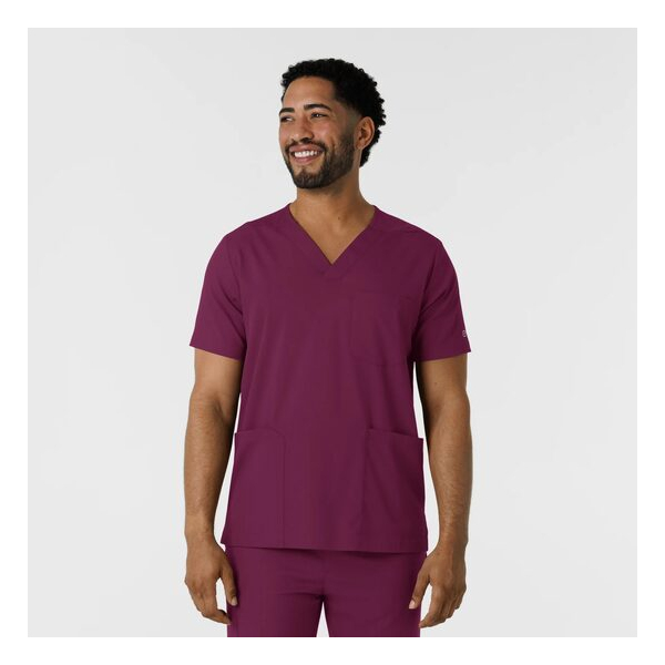 Bluza uniforma medicala, Wink Boundless, 6351, Culoare: Wine, Marime: S, 