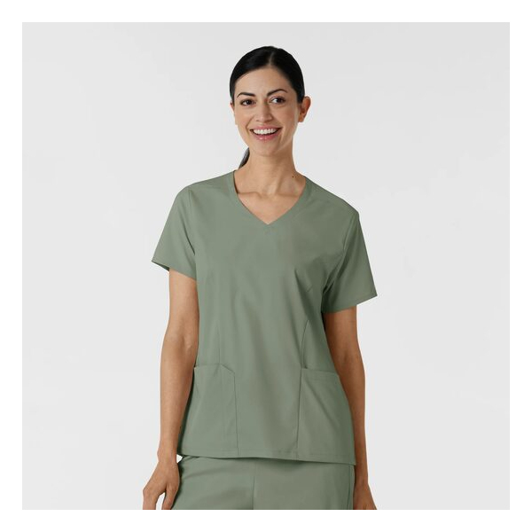 Bluza uniforma medicala, Wink Boundless, 6251, Culoare: SAGE, Marime: L, 