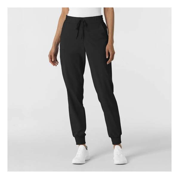 Pantalon uniforma medicala, Wink Renew, 5934, Culoare: Black, Marime: XS, 