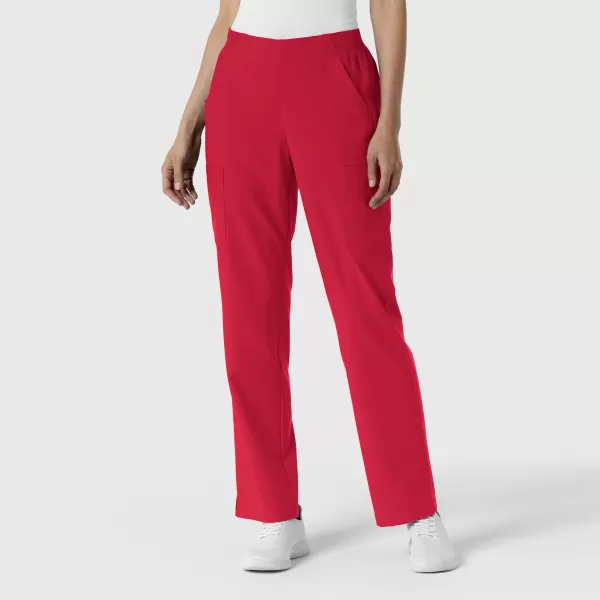 Pantaloni uniforma medicala dama, Wink W123, 5145, Culoare: Red, Marime: S, 