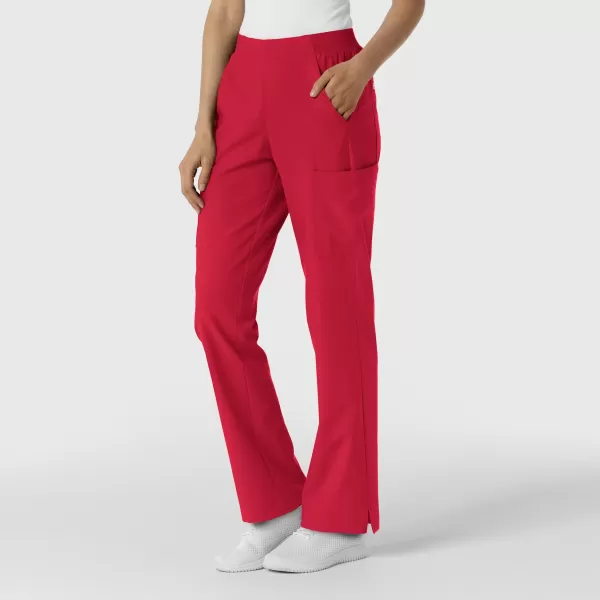 Pantaloni uniforma medicala dama, Wink W123, 5145, Culoare: Red, Marime: S, , 3 image