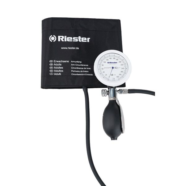 Tensiometru Riester Precisa N Shock-Proof, 1 tub, manseta obezi 1364-122, 